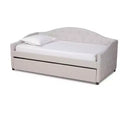 Becker Transitional Daybed with Trundle - Baxton Studio
