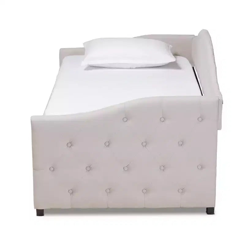 Becker Transitional Daybed with Trundle - Baxton Studio