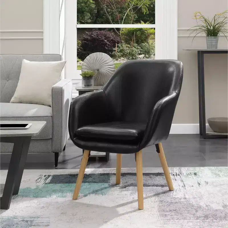 Fauteuil d'appoint Charlotte en lin - Breighton Home