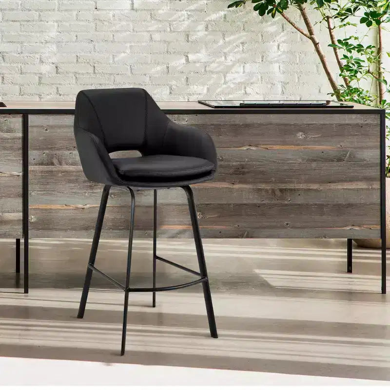26 Aura Swivel Counter Height Barstool - Armen Living