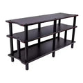 Monolith Double-Wide XL 3-Tier AV Stand 300 lbs Weight Capacity Per Shelf Organize Display AV Components Home Theater or Entertainment System,