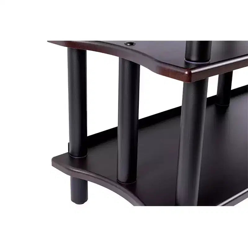 Monolith Double-Wide XL 3-Tier AV Stand 300 lbs Weight Capacity Per Shelf Organize Display AV Components Home Theater or Entertainment System,
