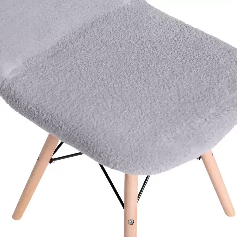 Merrick Lane Set of 2 Lyon Faux Shearling Accent Chairs, Modern Accent Chair For Bedroom, Entryway, and Living Room