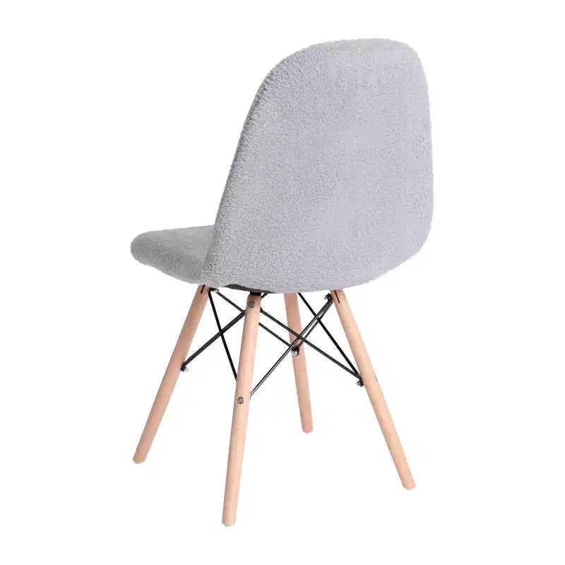 Merrick Lane Set of 2 Lyon Faux Shearling Accent Chairs, Modern Accent Chair For Bedroom, Entryway, and Living Room