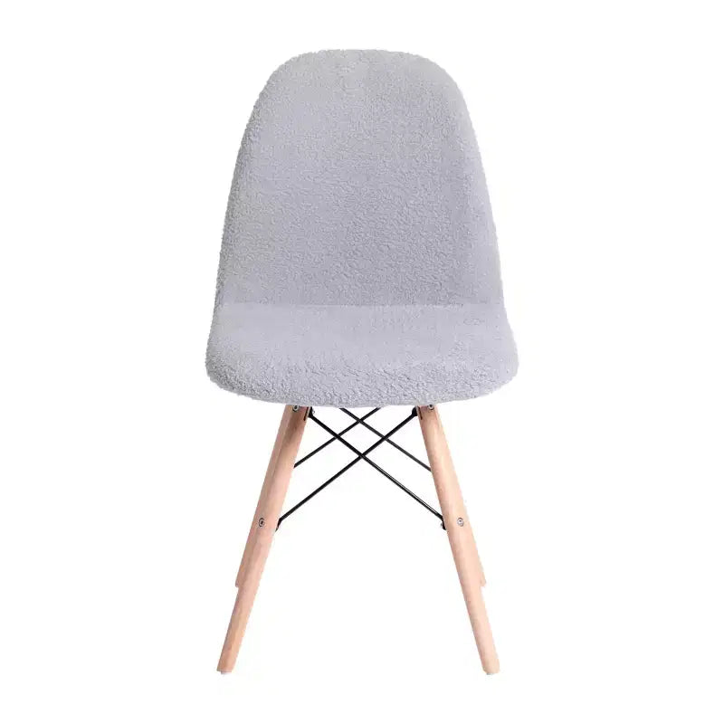 Merrick Lane Set of 2 Lyon Faux Shearling Accent Chairs, Modern Accent Chair For Bedroom, Entryway, and Living Room