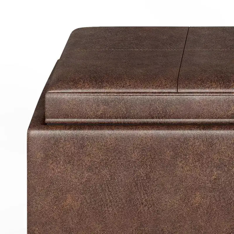 5pc Franklin Storage Ottoman and benches Distressed - WyndenHall