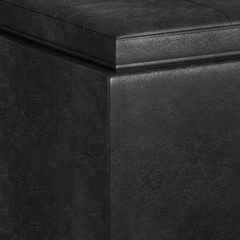 5pc Franklin Storage Ottoman and benches Distressed - WyndenHall