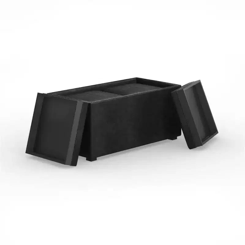 5pc Franklin Storage Ottoman and benches Distressed - WyndenHall