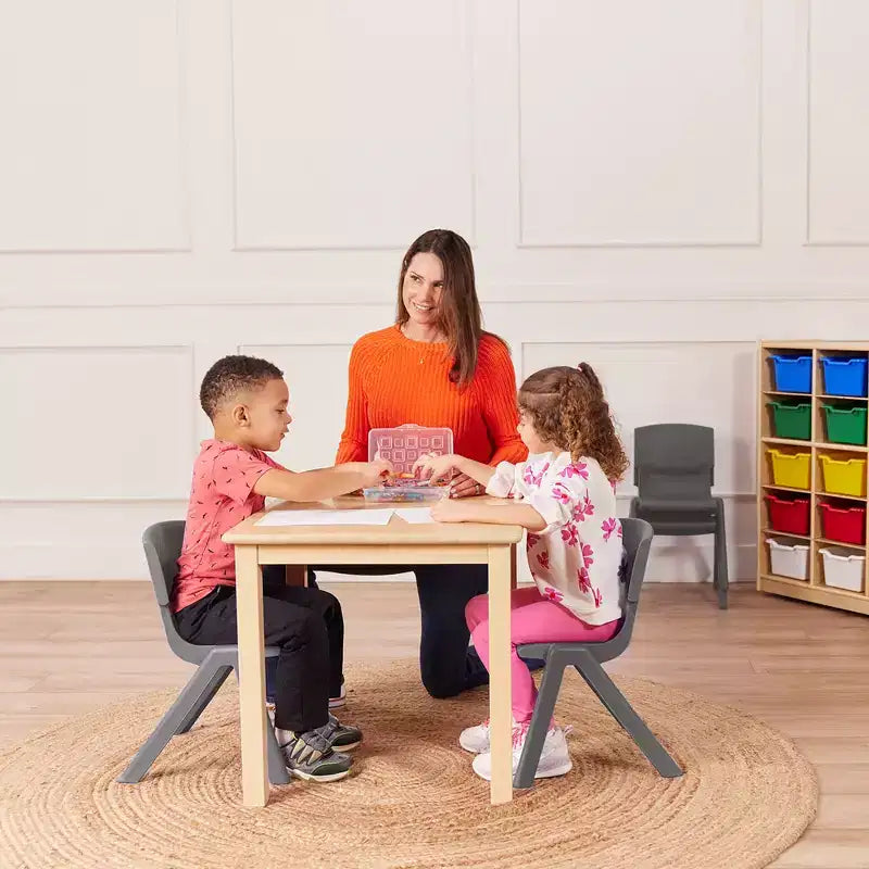 12in Plastic School Stack Chair 4-Pack