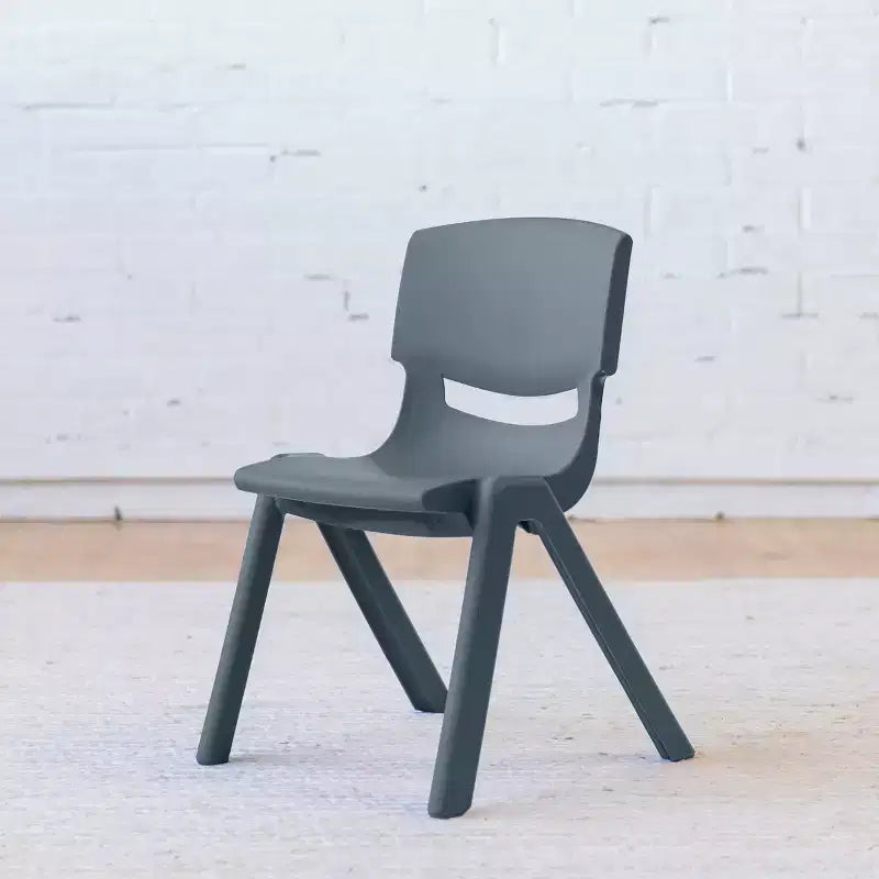12in Plastic School Stack Chair 4-Pack