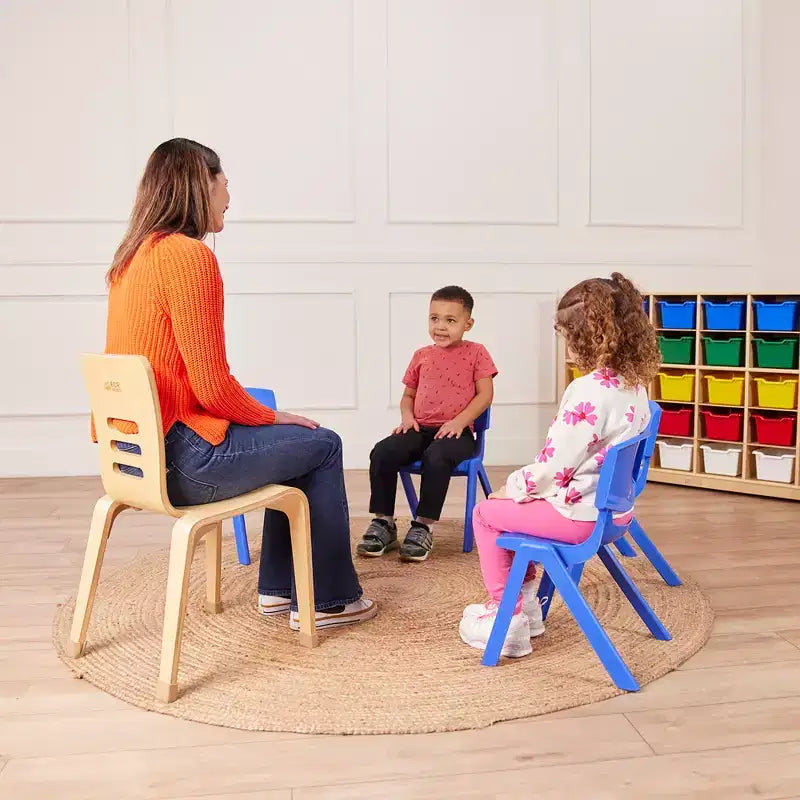 12in Plastic School Stack Chair 4-Pack