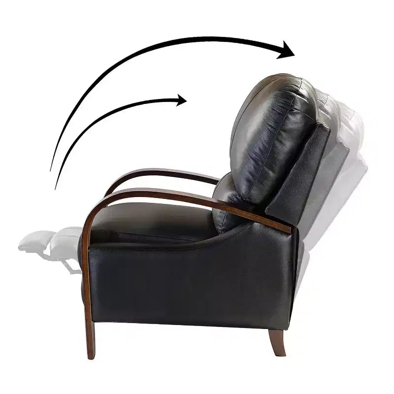 Set of 2 Alexandra Genuine Leather Manual Recliner| ART OF LIVING DESIGNS