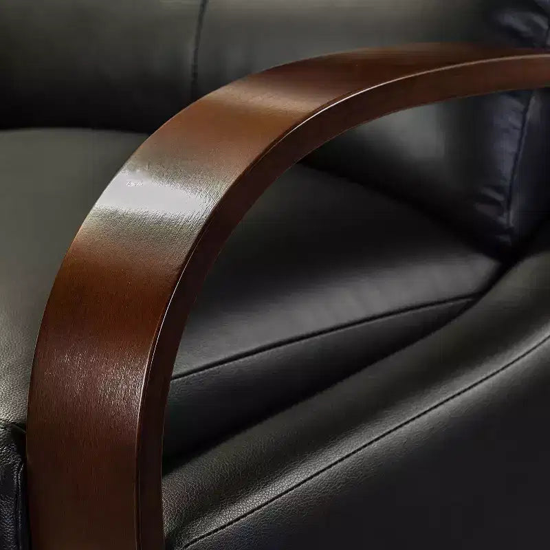 Set of 2 Alexandra Genuine Leather Manual Recliner| ART OF LIVING DESIGNS