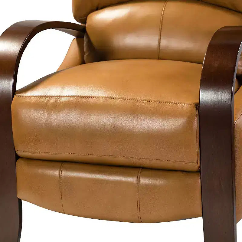 Set of 2 Alexandra Genuine Leather Manual Recliner| ART OF LIVING DESIGNS
