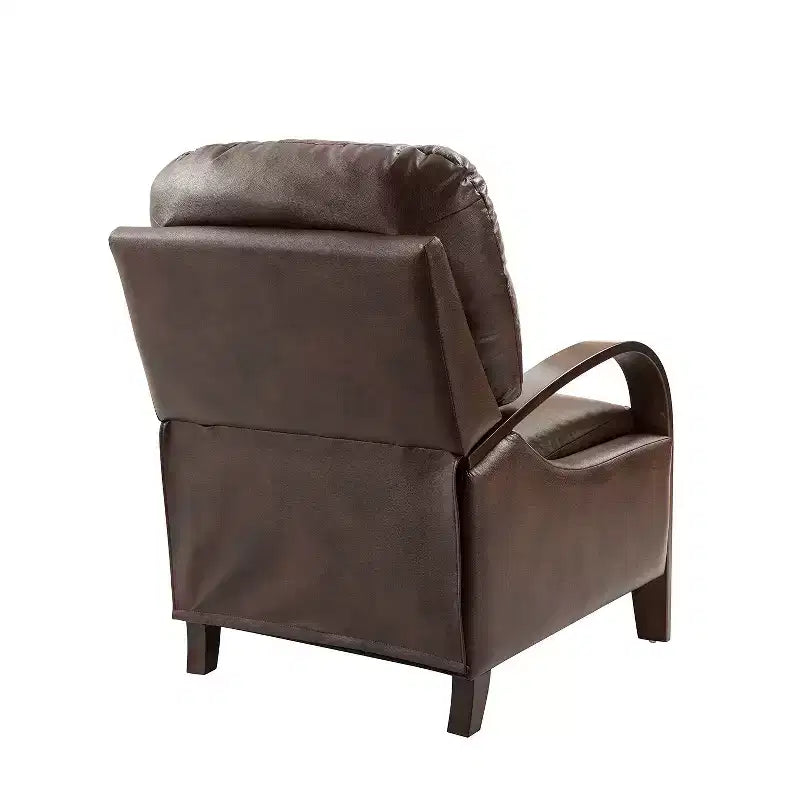 Set of 2 Alexandra Genuine Leather Manual Recliner| ART OF LIVING DESIGNS