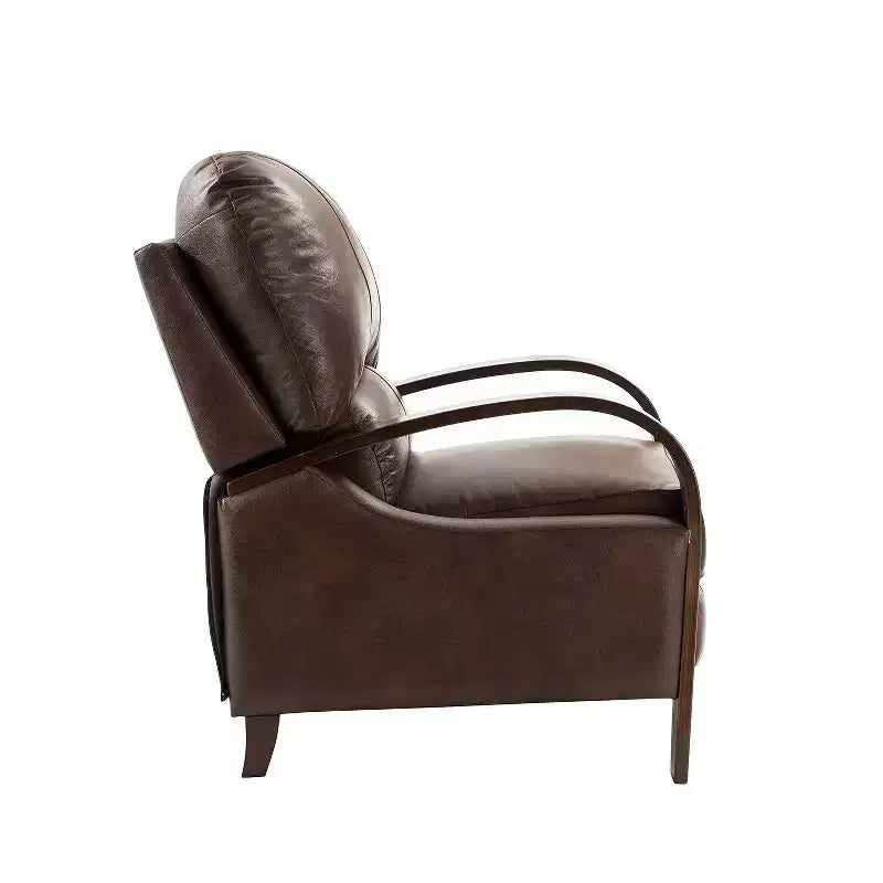 Set of 2 Alexandra Genuine Leather Manual Recliner| ART OF LIVING DESIGNS