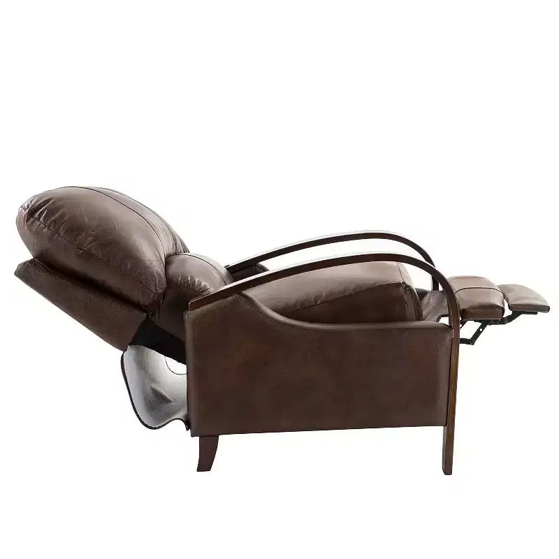 Set of 2 Alexandra Genuine Leather Manual Recliner| ART OF LIVING DESIGNS
