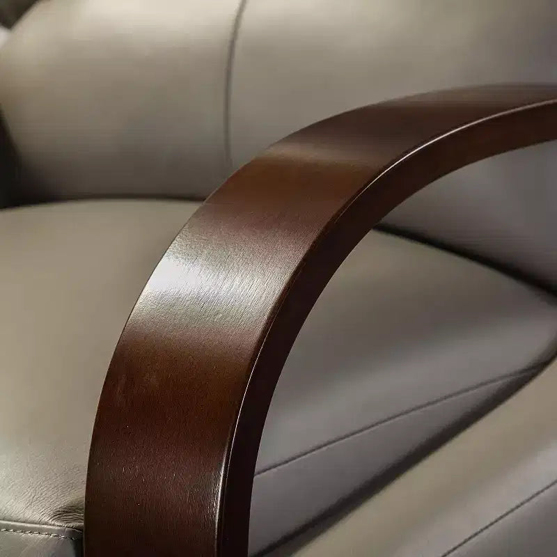 Set of 2 Alexandra Genuine Leather Manual Recliner| ART OF LIVING DESIGNS