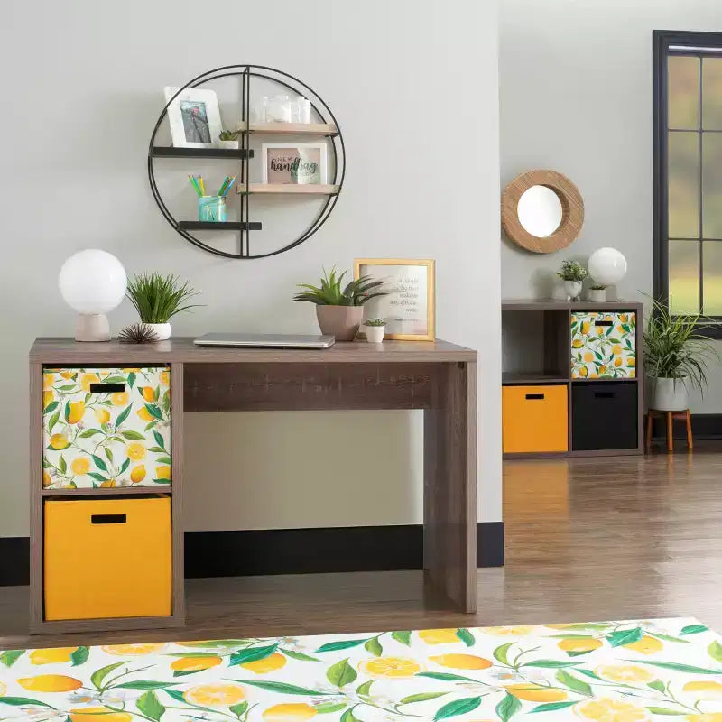 Alexei 2 Cube Desk - Linon