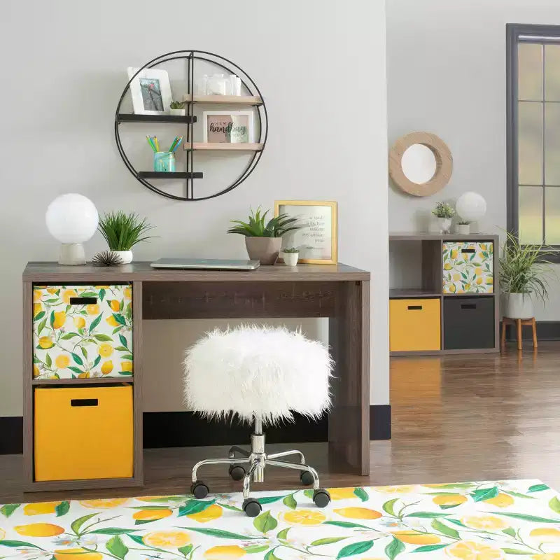 Alexei 2 Cube Desk - Linon
