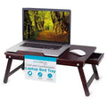 BirdRock Home Bamboo Laptop Bed Lap Tray - Natural