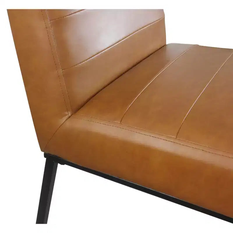 Channeled Metal Dining Chair - HomePop