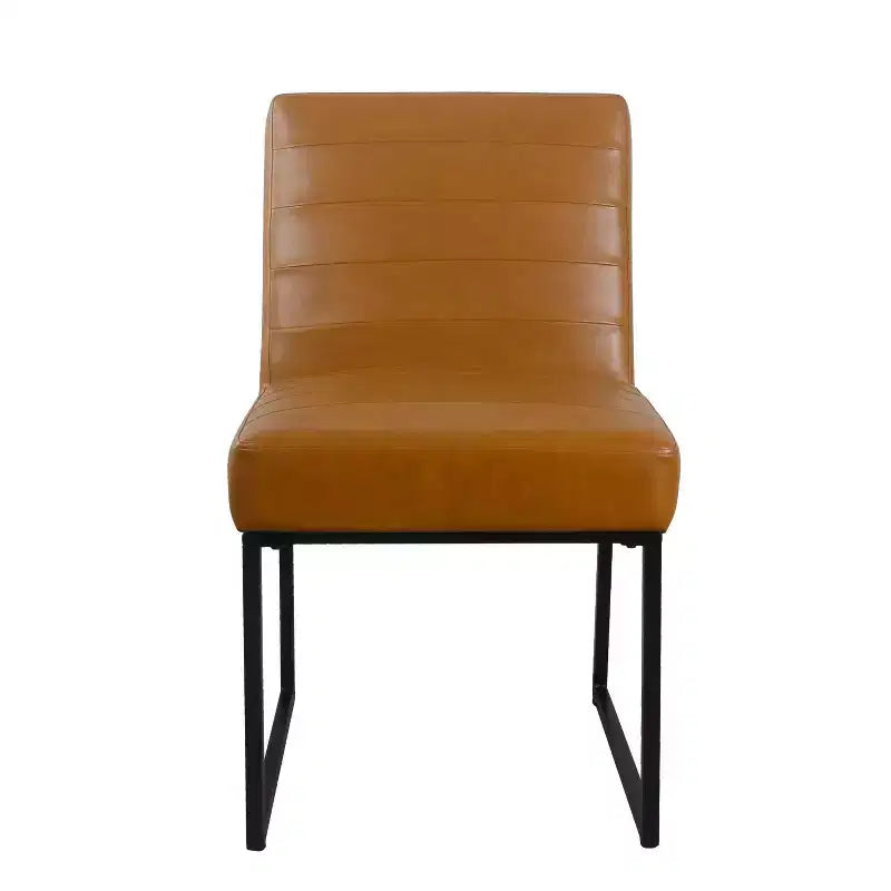 Channeled Metal Dining Chair - HomePop