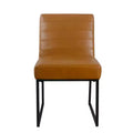 Channeled Metal Dining Chair - HomePop