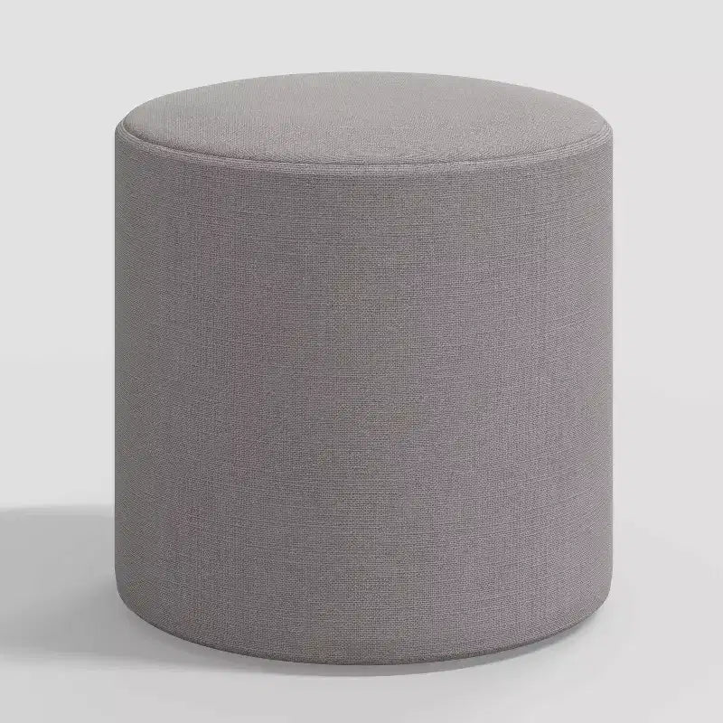 Skyline Furniture Round Thalia Ottoman Linen