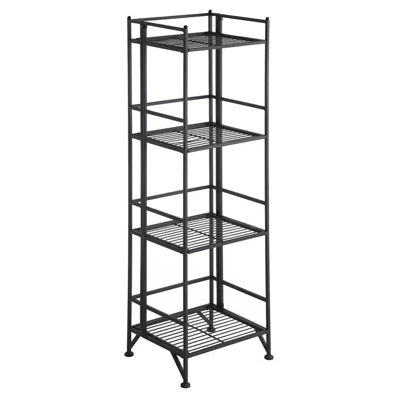 44.75 Xtra Storage 4 Tier Folding Metal Shelf - Breighton Home