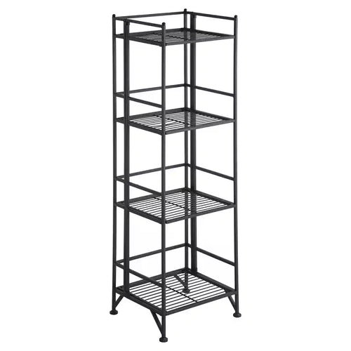 44.75 Xtra Storage 4 Tier Folding Metal Shelf - Breighton Home