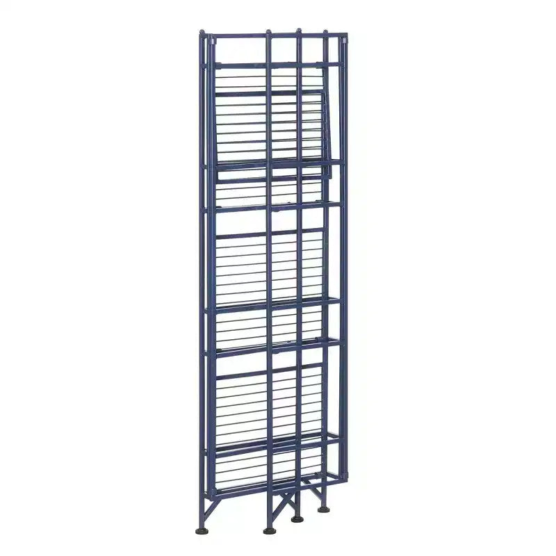 44.75 Xtra Storage 4 Tier Folding Metal Shelf - Breighton Home