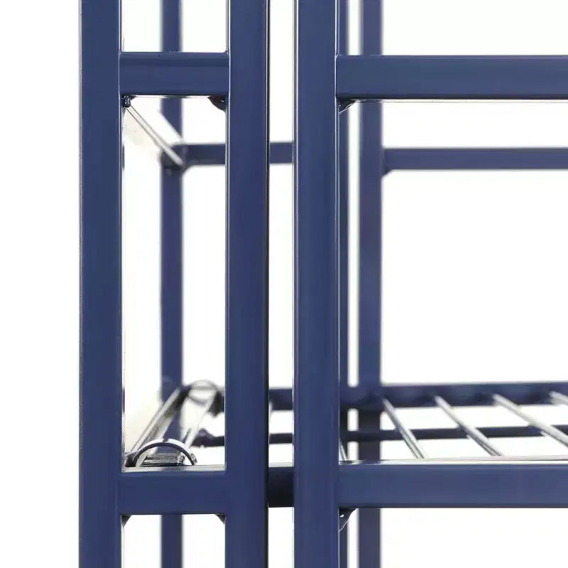 44.75 Xtra Storage 4 Tier Folding Metal Shelf - Breighton Home