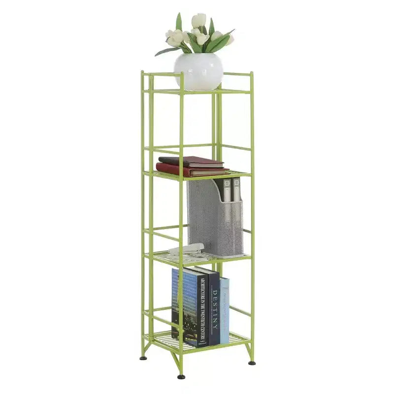 44.75 Xtra Storage 4 Tier Folding Metal Shelf - Breighton Home
