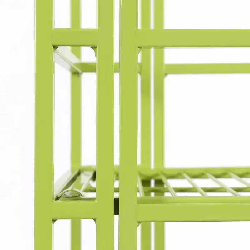 44.75 Xtra Storage 4 Tier Folding Metal Shelf - Breighton Home