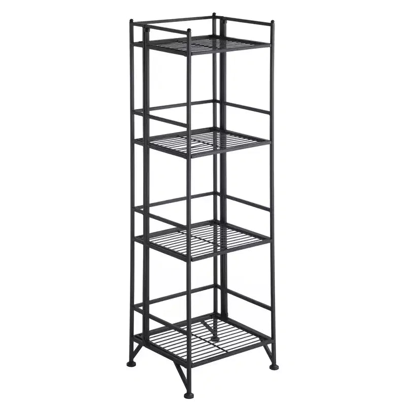 44.75 Xtra Storage 4 Tier Folding Metal Shelf - Breighton Home
