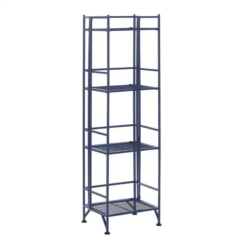 44.75 Xtra Storage 4 Tier Folding Metal Shelf - Breighton Home