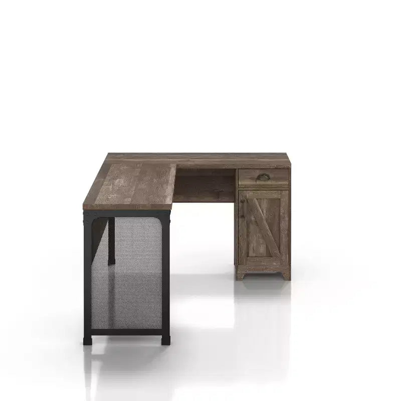 24/7 Shop At Home Nackimen L Shaped Desk