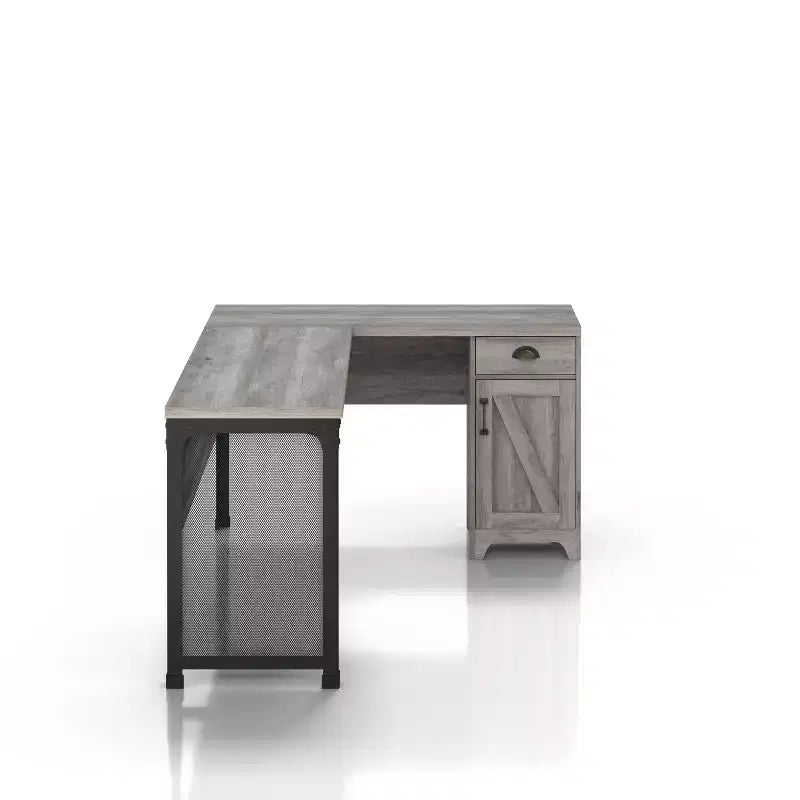 24/7 Shop At Home Nackimen L Shaped Desk