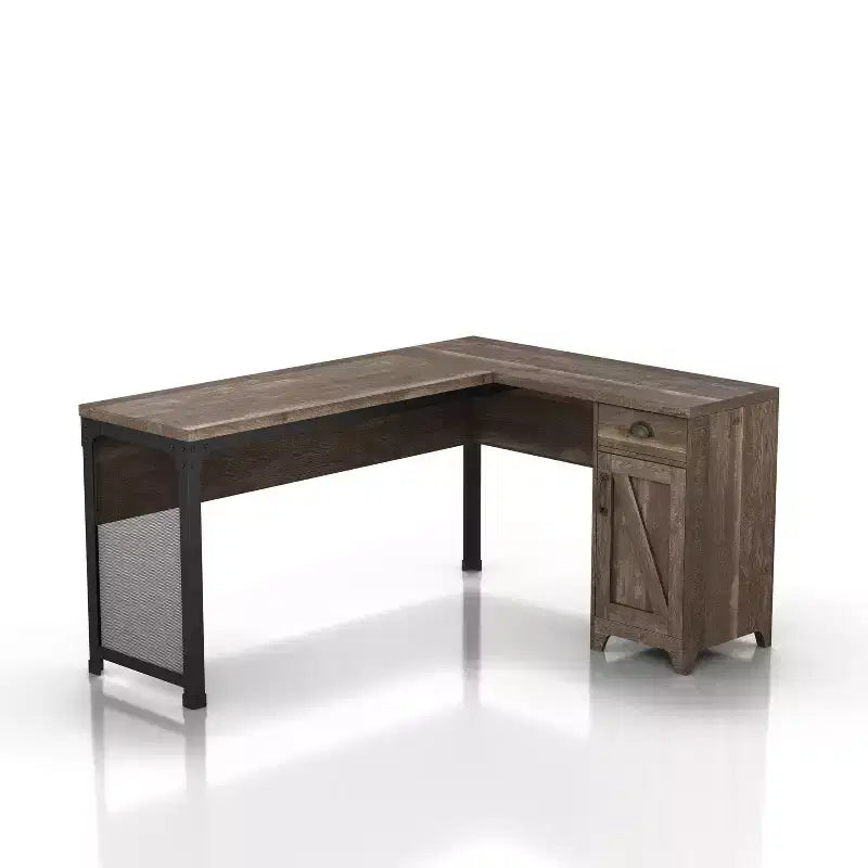 24/7 Shop At Home Nackimen L Shaped Desk