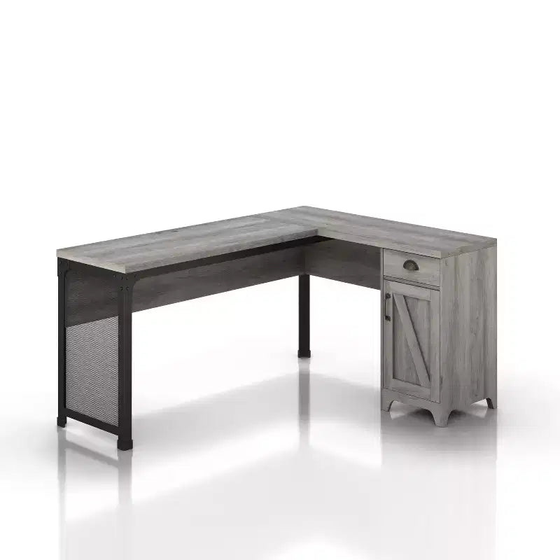 24/7 Shop At Home Nackimen L Shaped Desk