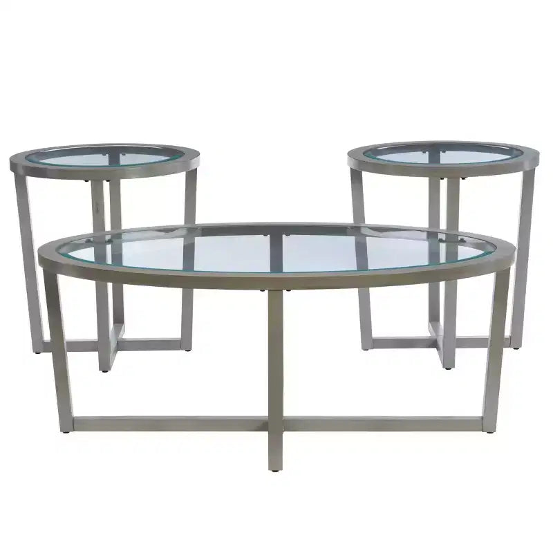 Ensemble 3 pièces table basse et tables d'appoint Beecher - Powell