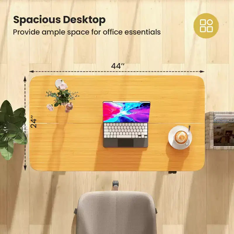 Costway Electric Standing Desk Height Adjustable Sit to Stand Computer Workstation Home Office