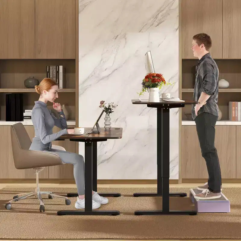 Costway Electric Standing Desk Height Adjustable Sit to Stand Computer Workstation Home Office