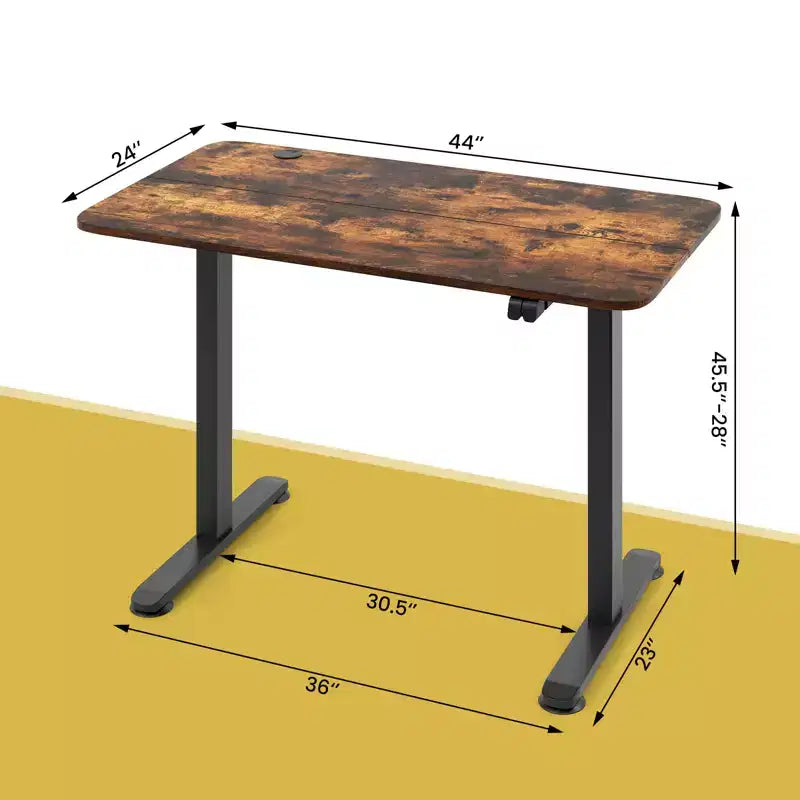 Costway Electric Standing Desk Height Adjustable Sit to Stand Computer Workstation Home Office
