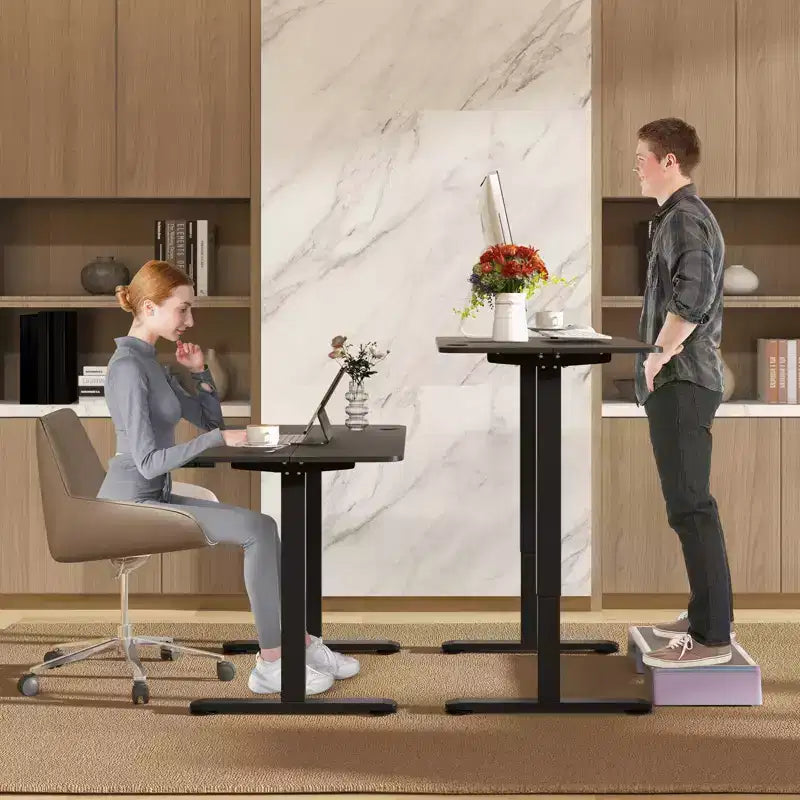 Costway Electric Standing Desk Height Adjustable Sit to Stand Computer Workstation Home Office
