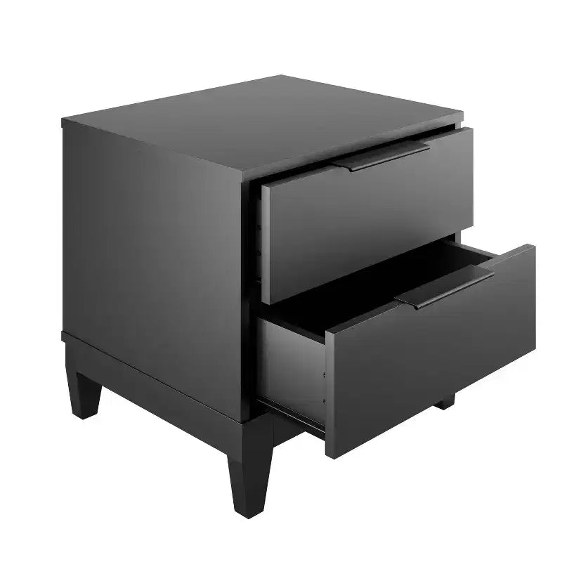 Mackay 2 Drawer Easy Glide Modern Nightstand - Boyd Sleep Eco Dream