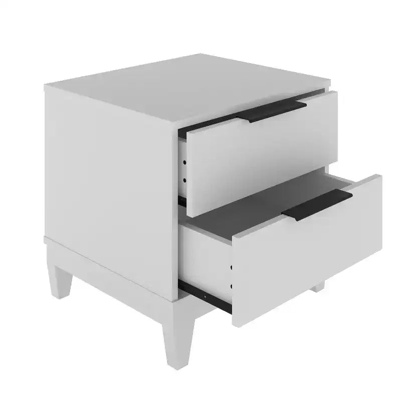 Mackay 2 Drawer Easy Glide Modern Nightstand - Boyd Sleep Eco Dream