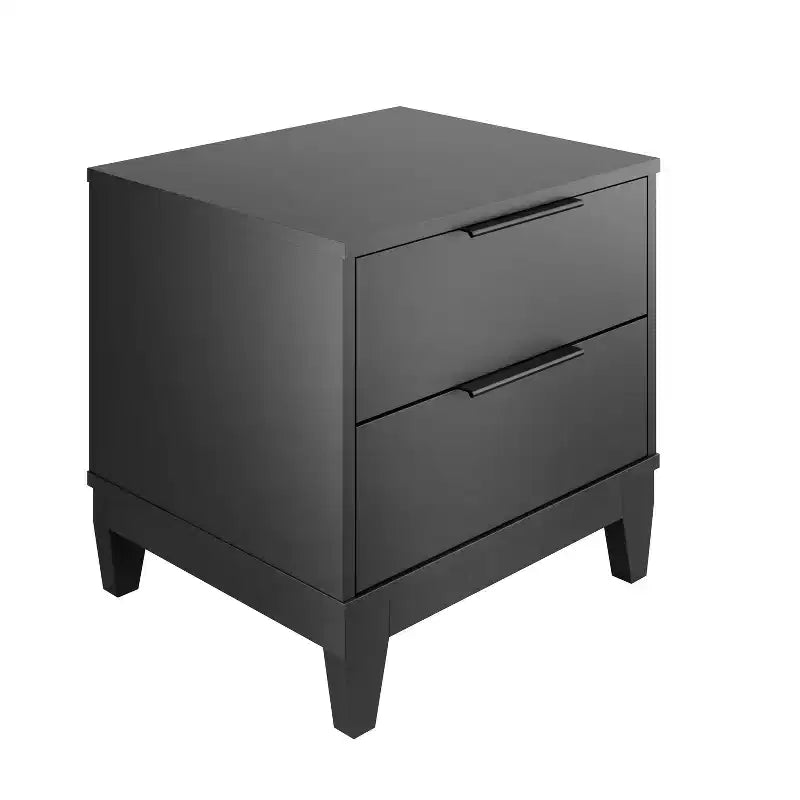 Mackay 2 Drawer Easy Glide Modern Nightstand - Boyd Sleep Eco Dream