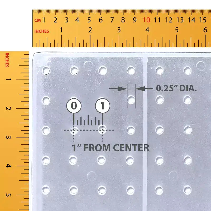 Azar Displays 24-Piece Pegboard Wall Organizer Kit